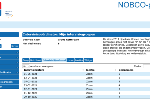 Self-assessement via NOBCO-portal