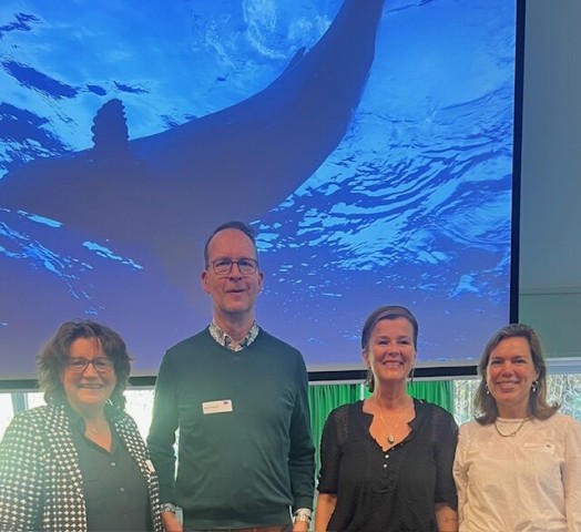 Foto v.l.n.r.: Greet Vonk, Michiel Santman, Hilde Bolt en Sarah Hendriks